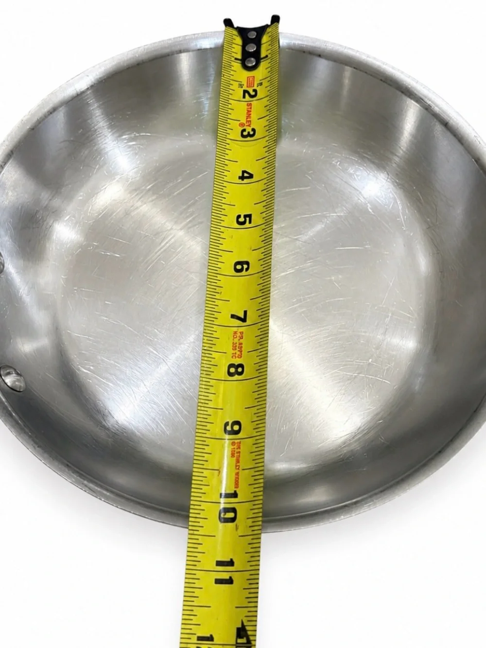 All-Clad 11” Stainless Steel Fry Pan Skillet Made USA Tri-Ply No Lid Induction
